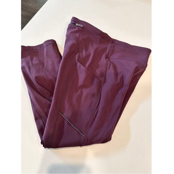 Lululemon Speed Up Crop 21" Black Cherry - Picture 5 of 6